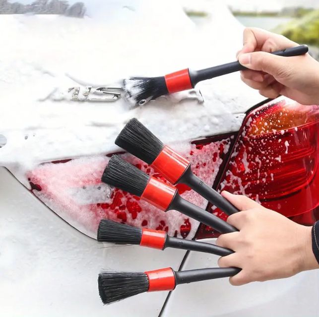 5er Auto Reinigung Pinsel Set, Auto Detailing Bürsten,